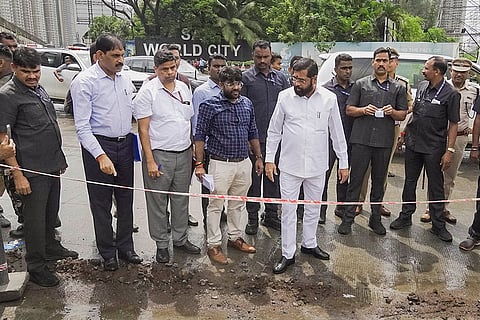 Eknath Shinde in Navi Mumbai